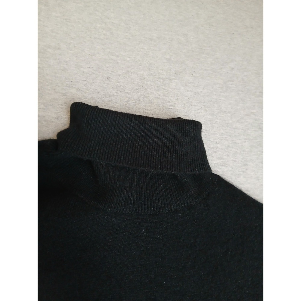 Neiman Marcus Sweater XL 100 Cashmere Quiet Luxury Minimalist Turtleneck Knit - Picture 6 of 11